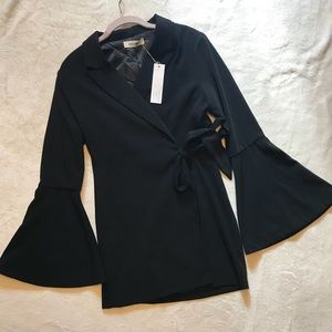 NWT VICI Valor Blazer Pocketed Wrap Dress